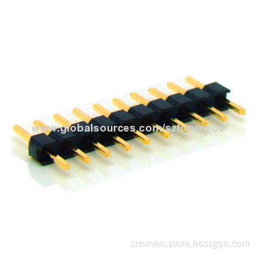 Pin header, 2.0mm pitch, single row, straight dip type, 8.8mm standard length